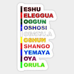 Orishas Sticker